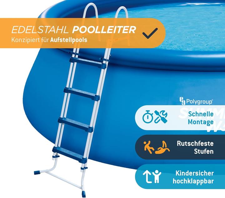 Produktbild Summer Waves Pool Leiter 132 cm