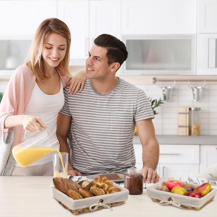 Produktbild Relaxdays 3tlg. Brotkorb