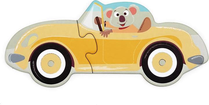 Produktbild Scratch 2in1 Bodenpuzzle Unterwegs (80 Teile)