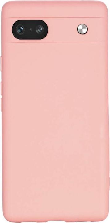 Actual product image Cover-Discount Google Pixel 7a - Silicone Rubber Case pink (Google Pixel 7a)