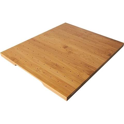 Papstar, Einweggeschirr, Tray für Fingerfood-Spiesse, 250 x 300 mm aus Bambus, mit 120 Löchern für Fingerfood-Spiesse (1...