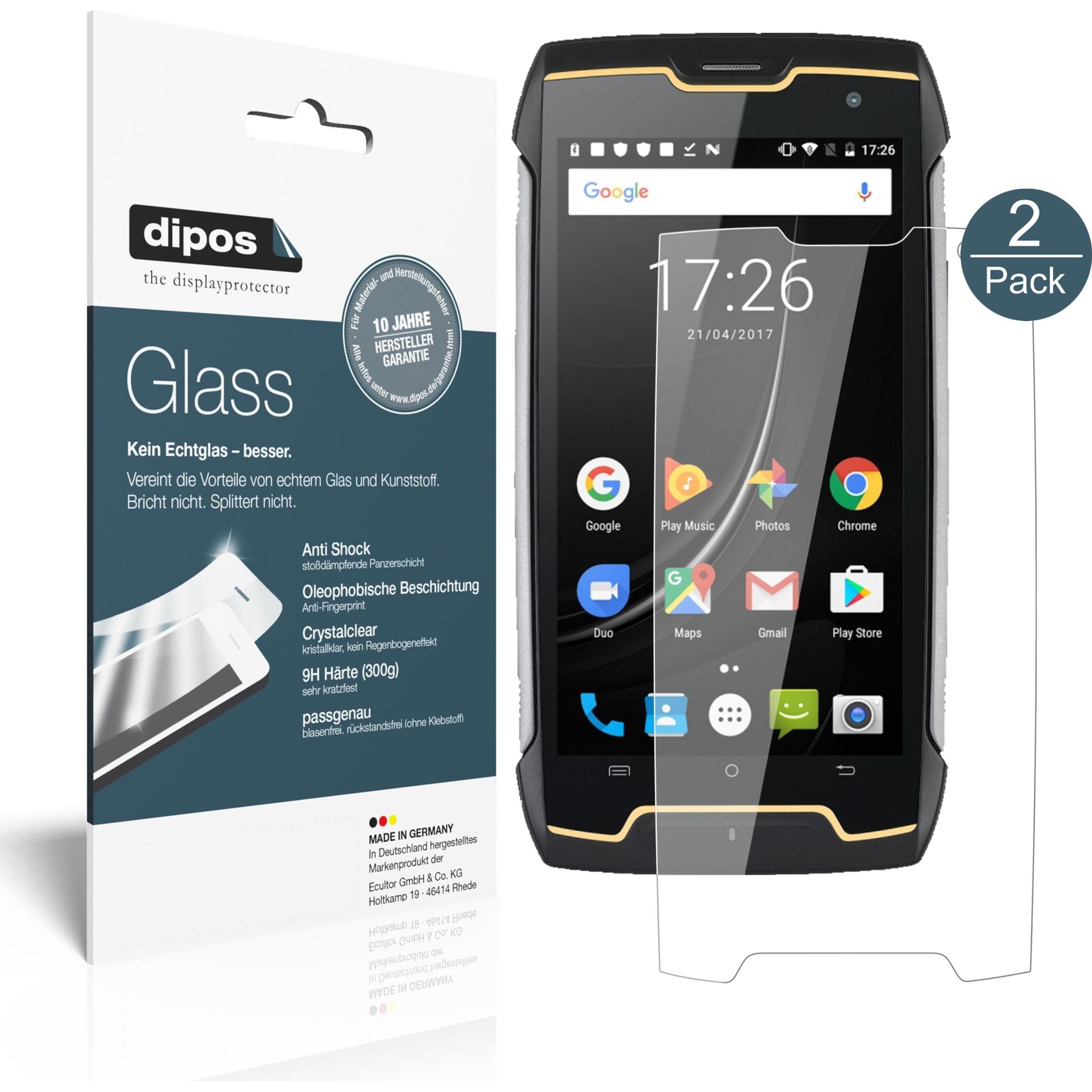 Dipos Displayschutz Anti-Shock (1 Stück, Cubot King Kong), Smartphone Schutzfolie, Transparent