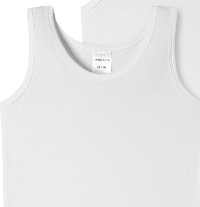 Immagine prodotto Schiesser Confezione da 4 maglie per bambini e bambine in cotone organico 95/5 (92)