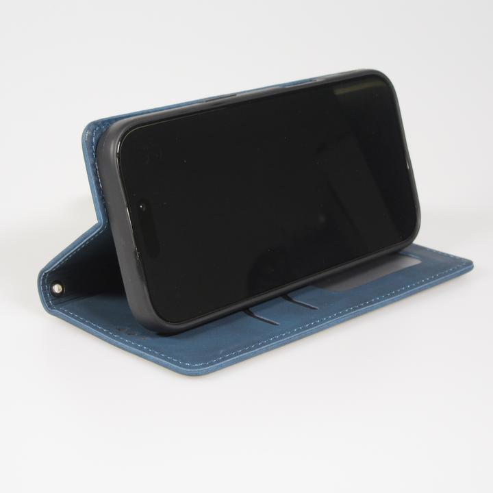 Image du produit PhoneLook Etui cuir Flip Wallet vintage avec fermeture aimantée et compartiment cartes (Apple iPhone 17)