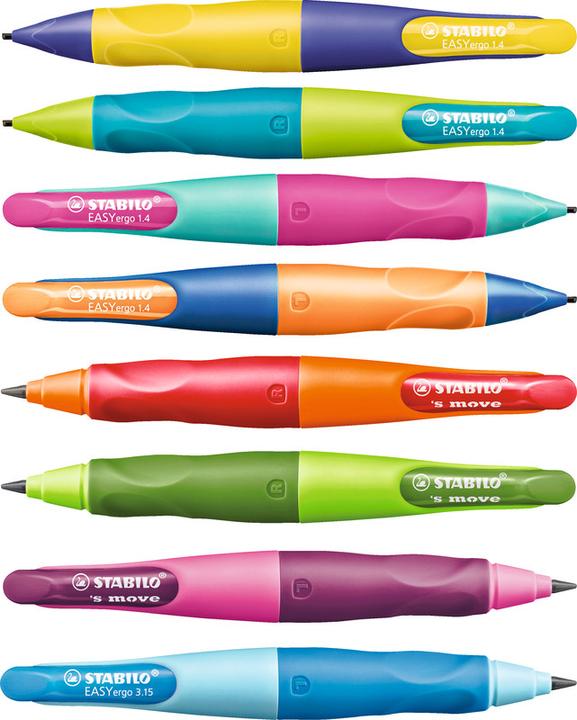 Produktbild STABILO EASYergo ergonomischer Druck-Bleistift für Linkshänder HB (3.15 mm, HB, 1 x)
