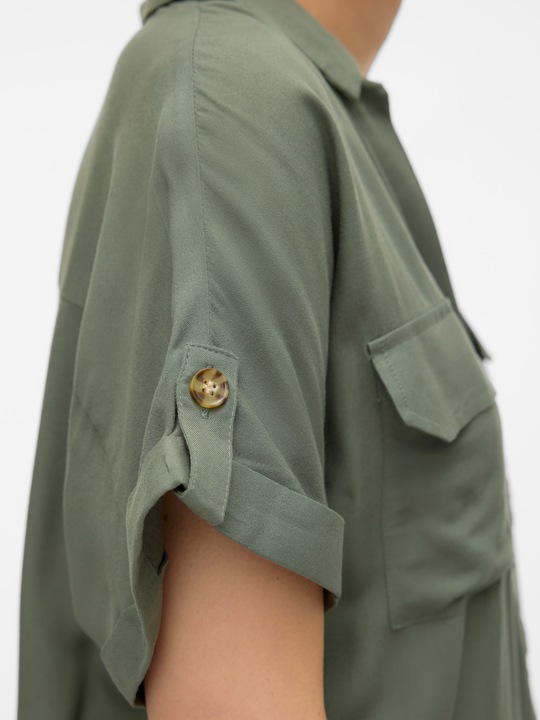 Actual product image Vero Moda Vmbumpy Ss Shirt Wvn Ga Noos (S)