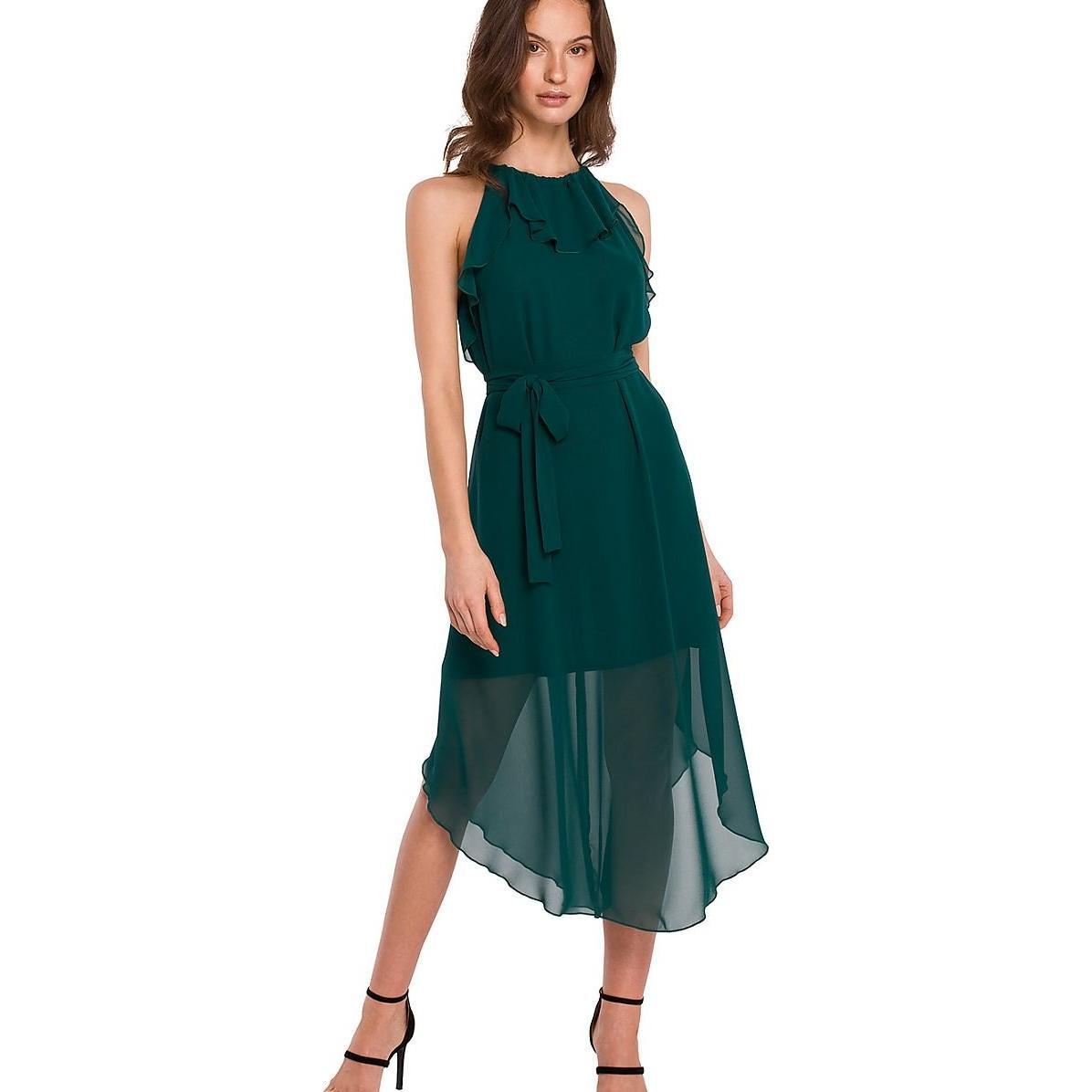 Makover, Damen, Kleider, Abendkleid, Grün, (L)