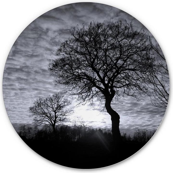 Produktbild Trenddeko Black and White Sunset (Ø 70 cm)
