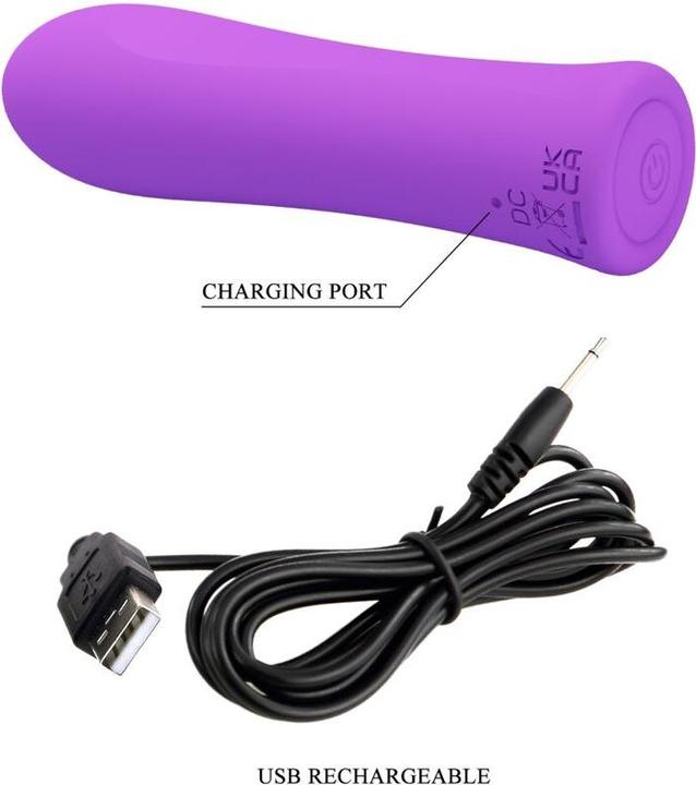 Produktbild Pretty Love Alfreda Super Power Vibrator Aqua Lila