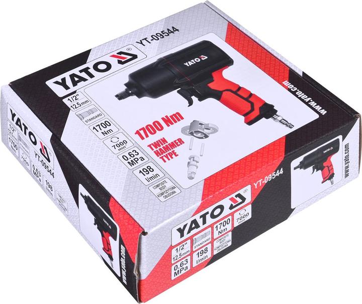 Produktbild Yato PNEUMATIC IMPACT NUT 1700 Nm 1/2 "09544 (Schlagschrauber)