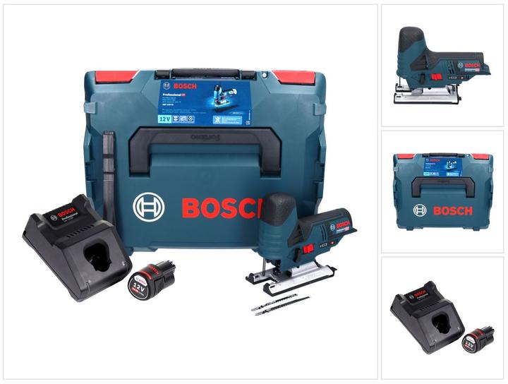 Produktbild Bosch Professional Bosch GST 12V-70 Professional Akku Stichsäge 12 V + 1x Akku 3,0 Ah + Ladegerät + L-Boxx