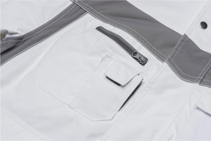 Produktbild Planam unisex Arbeitsjacke PLALINE weiss, zink Grösse M (M)