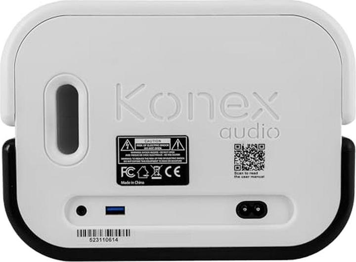 Actual product image 2-way portable Bluetooth speaker with AUX input and USB charging
