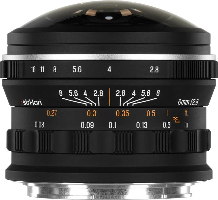Immagine prodotto AstrHori 6mm F2.8 Nikon Z Mount Full Frame Lens Black (Nikon Z, Full frame)