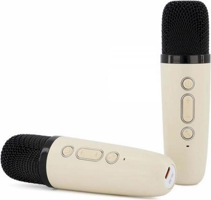 Produktbild TOP Mini Karaoke Set mit 2 Wireless Mikrofonen