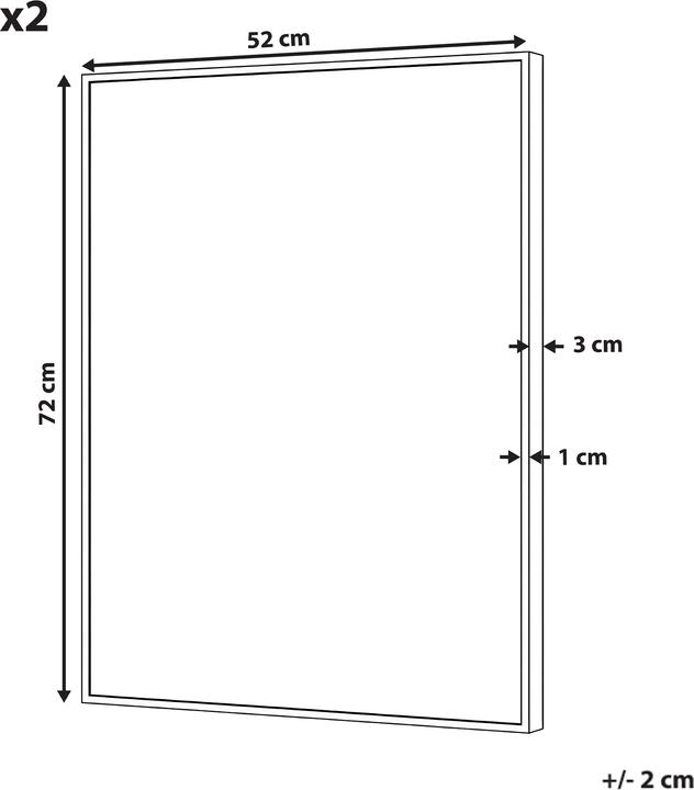 Produktbild Beliani Gowran (52 x 72 cm)