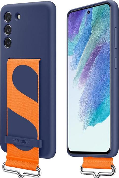 Actual product image Samsung Silicone Cover mit Schlaufe (Samsung Galaxy S21 FE 5G)