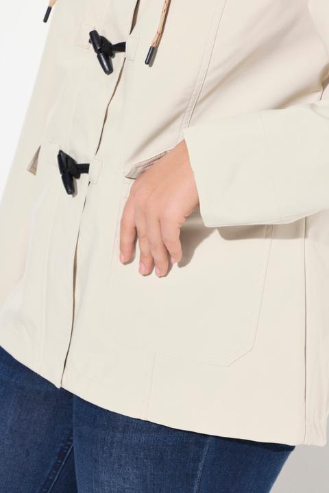 Produktbild Ulla Popken HYPRAR Softshell-Jacke, wasserabweisend, Knebelknöpfe (46, 48)