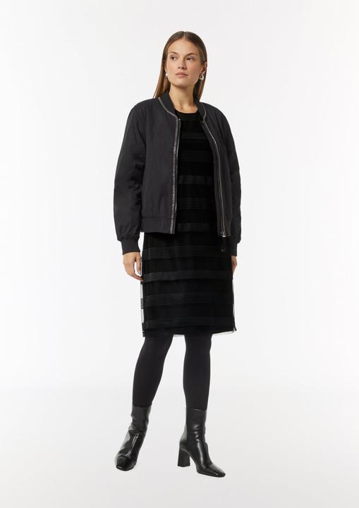 Produktbild Comma Kleid Gestreiftes Mesh-Kleid (40)