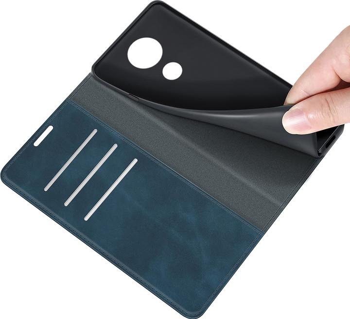 Produktbild Cazy Book Case Kompatibel mit Nokia C21 - Hülle klappbar Magnetisch Kunstleder - (Nokia C21)
