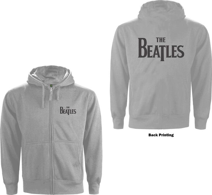 The Beatles Logo Drop T (Grigio)