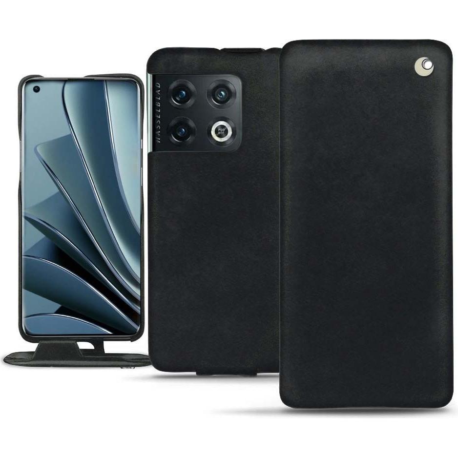 Noreve Lederschutzhülle vertikal (OnePlus 10 Pro), Smartphone Hülle, Schwarz