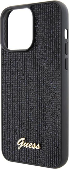 Produktbild Guess GUHCP15XPMSDGSK iPhone 15 Pro Max 6.7" czarny/black hardcase Disco Metal Script (Apple iPhone 15 Pro Max)