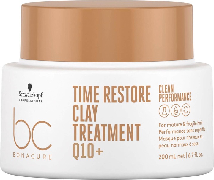 Actual product image Schwarzkopf BC Time Restore - Clay Treatment (200 ml)