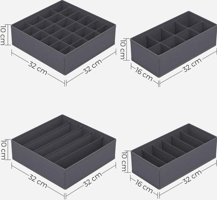 Immagine prodotto Songmics Justin (32 x 16 x 10 cm)