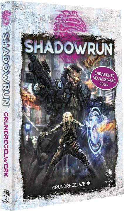 Actual product image Pegasus Shadowrun 6th Edition Core Rulebook (German, 2024)