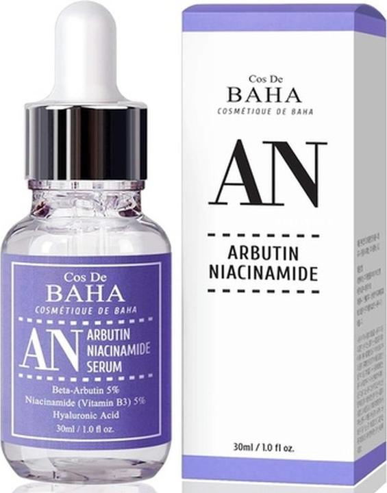 Actual product image Cos de Baha Niacinamide 5% and Arbutin 5% Serum (30 ml)