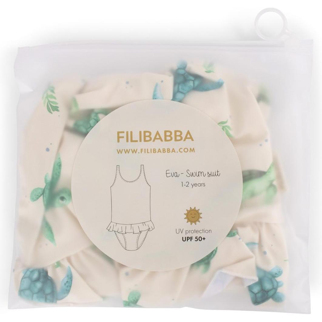 Thumbnail - Filibabba, Unisex, Badeanzug, Eva – Badeanzug 1-2 Jahre – First Swim, Beige, (80, 86, 90, 92, 85 A)