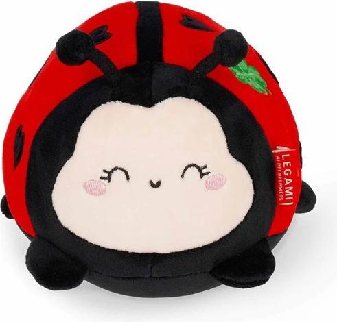 Legami Plush Super Soft Ladybug Mini, Plüschtier, Kuscheltier, Marienkäfer, MSC0018 (12 cm)