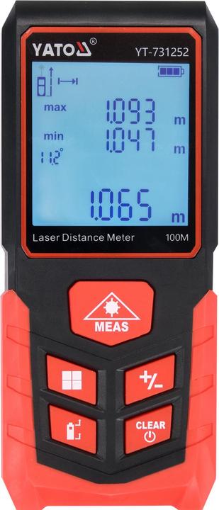 Yato YT. LASER-ENTFERNUNGSMESSER 100m (100 m)