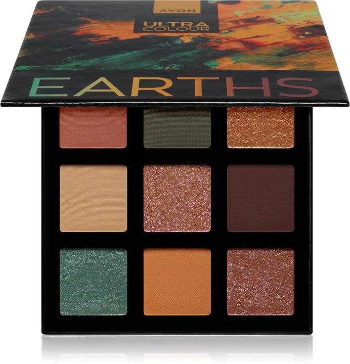 Produktbild Avon Ultra-Farben Lidschatten-Palette (Braun, Grün, Nude, Orange)
