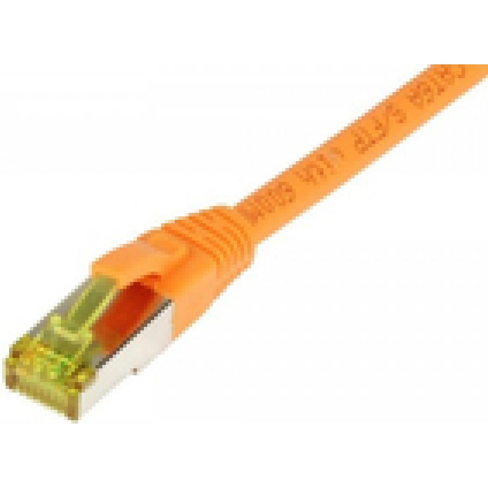 Synergy 21 patchkabel rj45 cat6a 500mhz.25m orange s-stp(s/ftp) tpe/lszh(ultraflex) awg26 mit cat7 rohkabel sy (S/FTP, C...