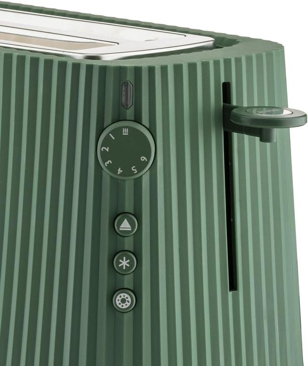 Produktbild Alessi Plissé Langer Toaster mit Brötchenaufsatz