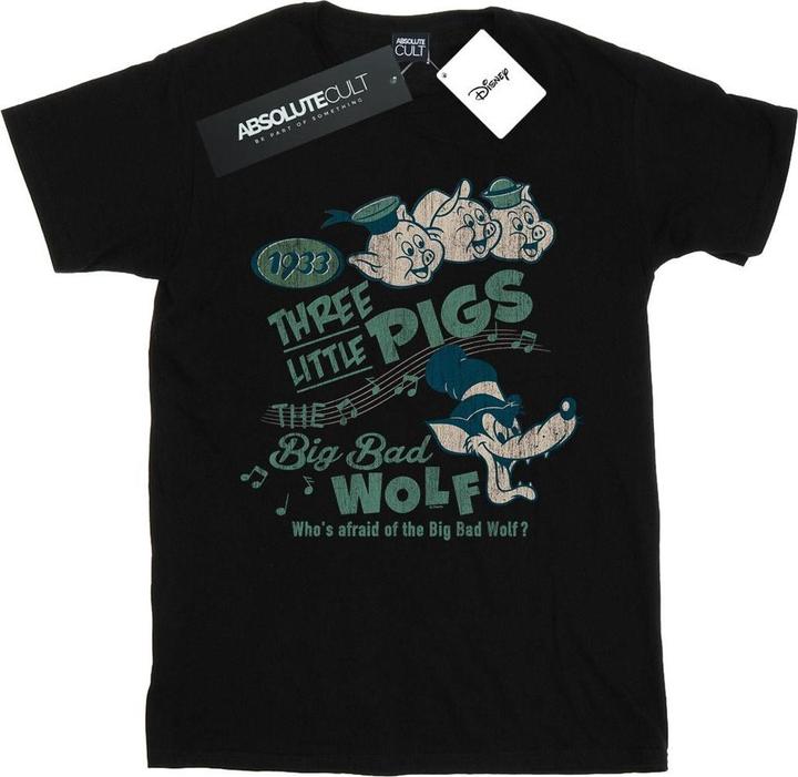 Produktbild Disney Three Little Pigs Who's Afraid Of The Big Bad Wolf TShirt (5XL)