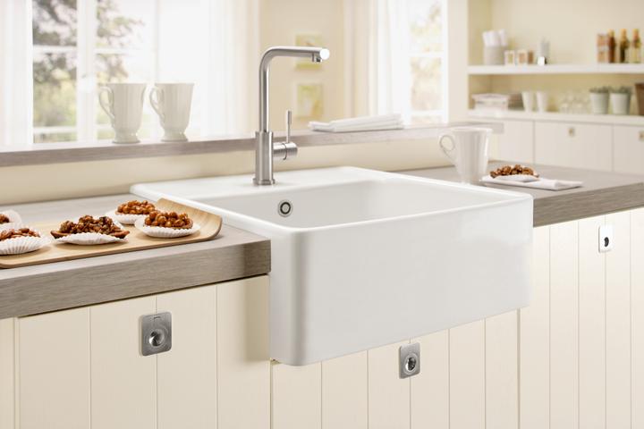 Actual product image Villeroy & Boch Modern Steel low-pressure kitchen mixer tap, stainless steel