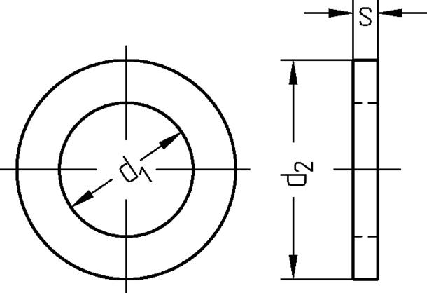 Actual product image Dresselhaus Disc for timber connector (25 pcs.)