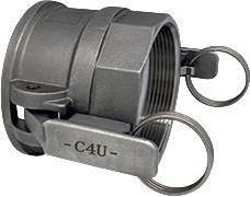 Actual product image Teguma Safe-Lock Kamlok type D VA (1.4408) 1.1/2 inch
