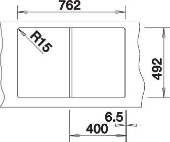Produktbild Blanco Classic 40 S (Einbauspüle, 78 cm, 51 cm)