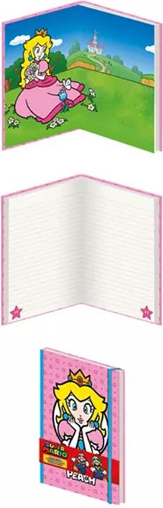 Actual product image Super Princess Peach A5 Notebook (A5)