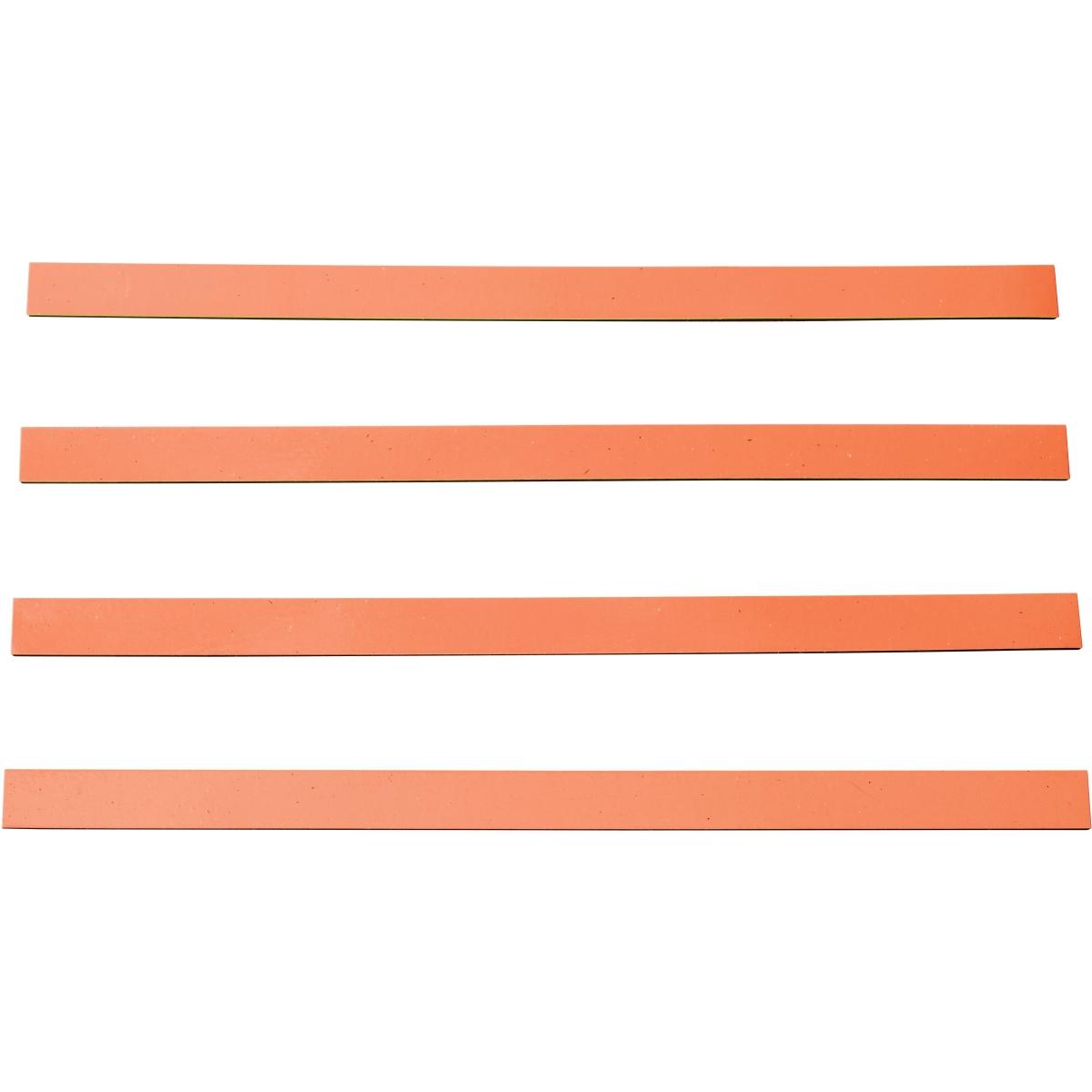 Ultradex, Magnet, Magnetisches Band 250x19x2mm VE=4 Stück orange (4 x)