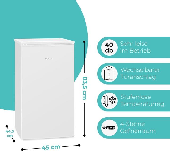 Produktbild Bomann GS 7256 (Freistehend, 60 l)