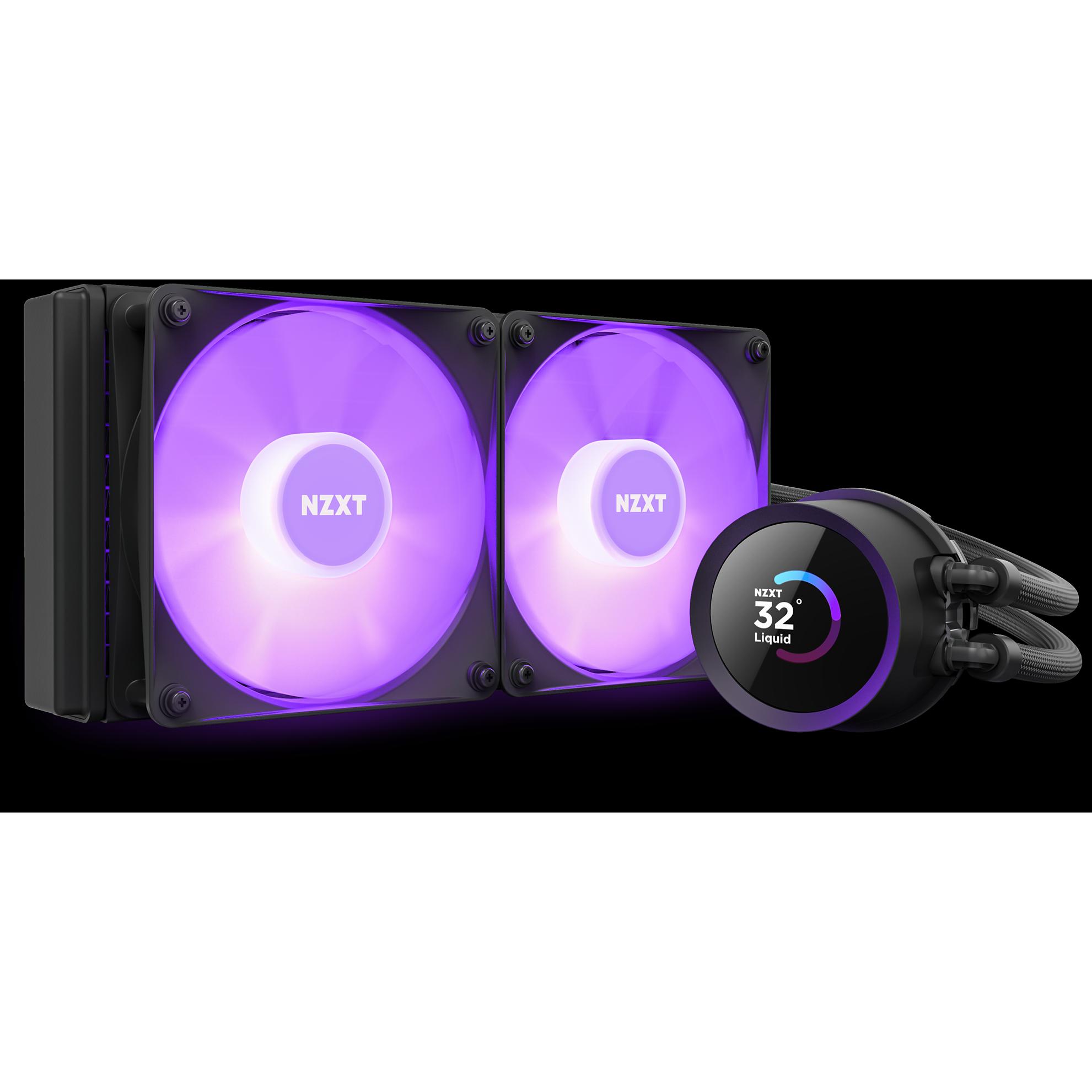 NZXT Kraken 240 RGB, CPU Wasserkühler, Schwarz