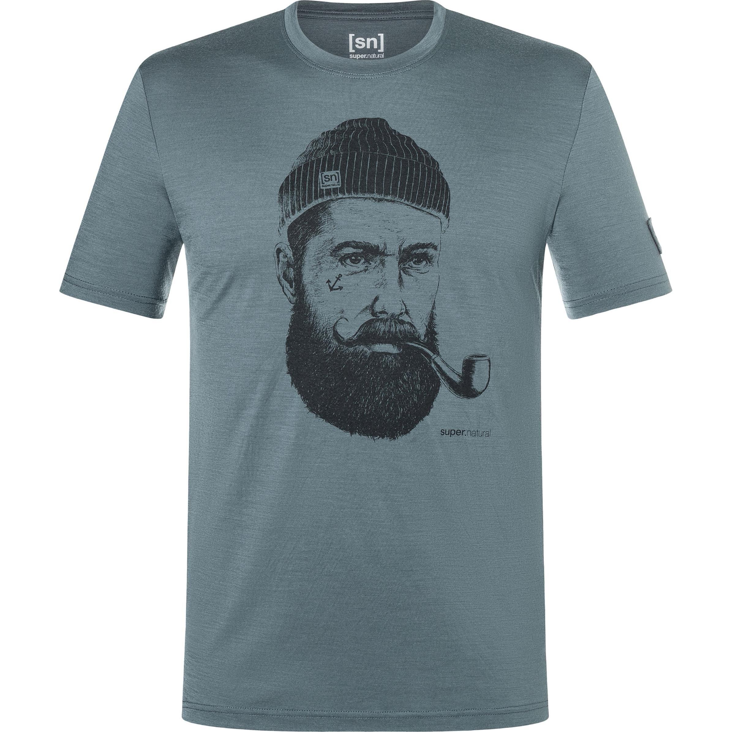 Super Natural, Herren, Shirt, Sn Sailor Bio J, Blau, (XL)