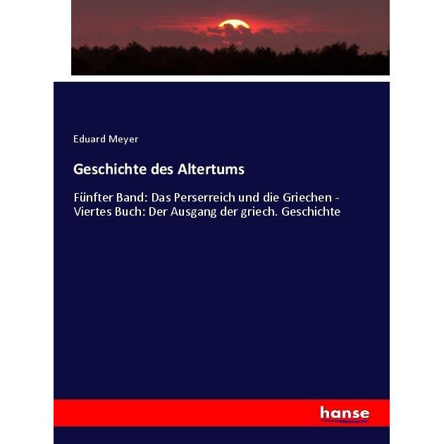 Geschichte des Altertums, Fachbücher von Eduard Meyer