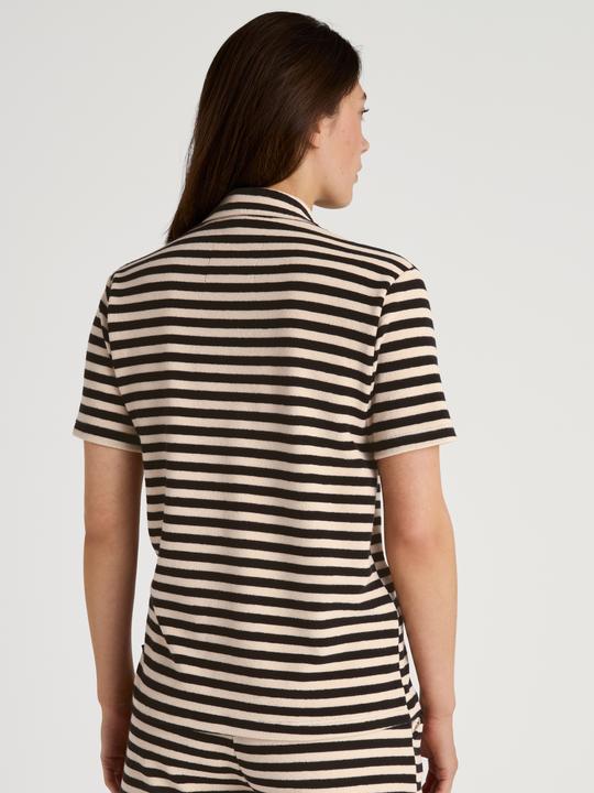 Actual product image Calida Lounge Stripe Polo-Shirt (M)