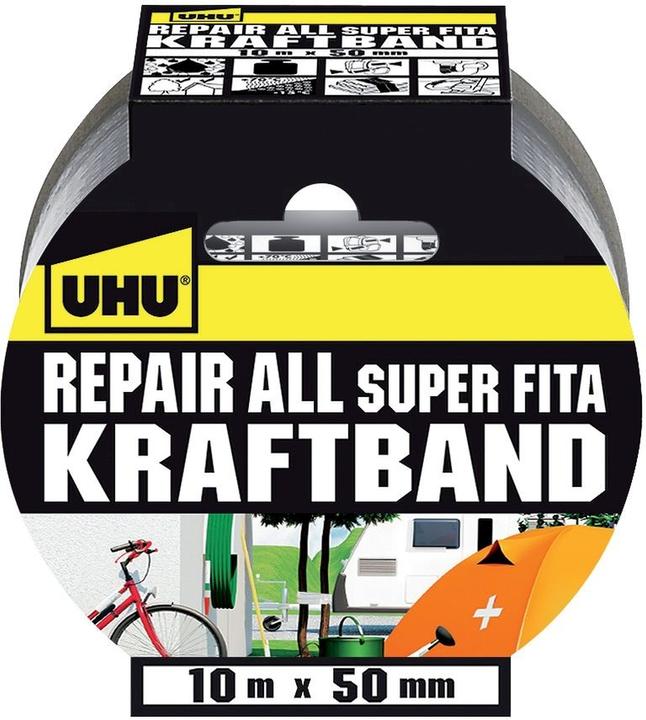 UHU Gewebeklebeband Repair Silber (50 mm)
